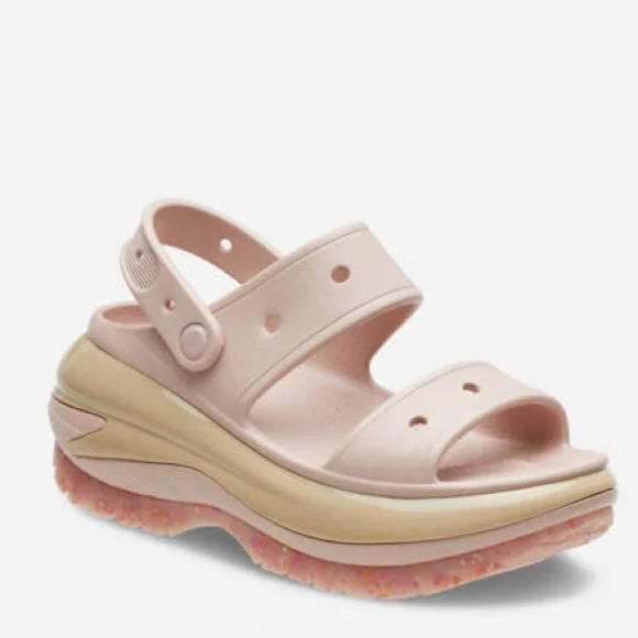 CROCS | Shoes | Wms Sz Classic Mega Crush Sandal 207989 Pink Clay